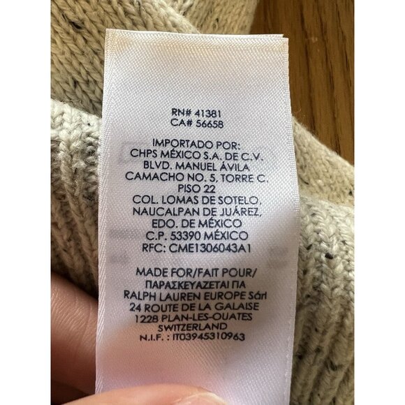 Chaps Men's Henley Sweater Elbow Pads‎ Pullover Button Shawl Collar Size M - Picture 14 of 16